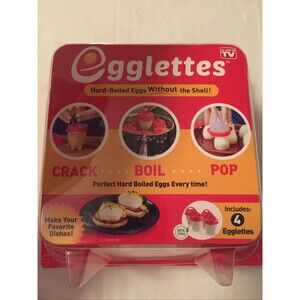 Brand New! As Seen On Tv Egglettes Perfect Hard Boiled Eggs No Shell